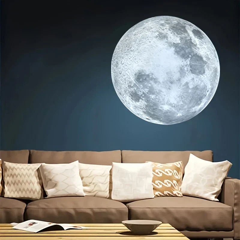 USB Power 3 Color Moon Lamps | 360° Rotatable LED Night Light