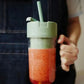 Professional Mini Juicer – Portable Blender & Smoothie Maker with Built-In Straw